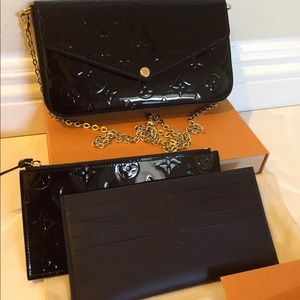 NEW LOUIS VUITTON Vernis Felicie Amarante